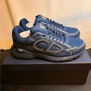 Dior Men's Blue Sneakers